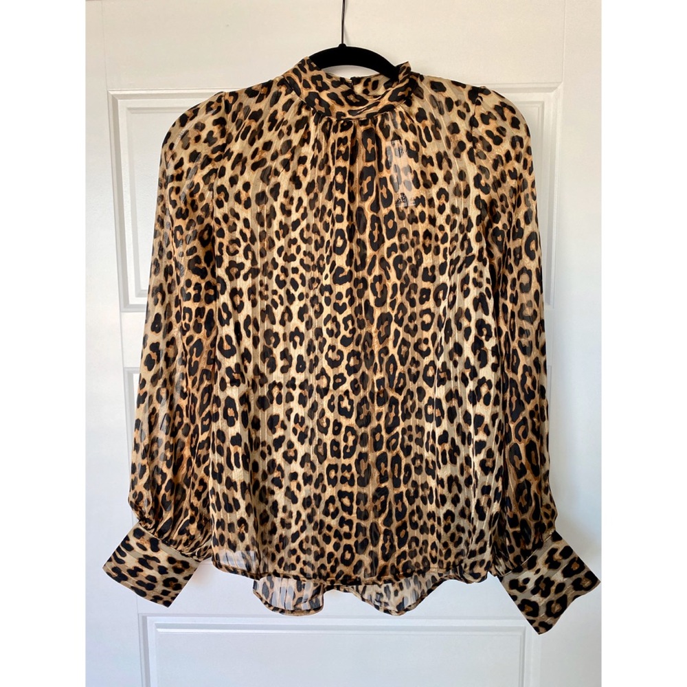 H&M Cheetah Print Blouse